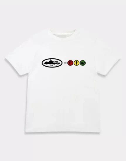 Corteiz Merch RTW 182 Logo White T-Shirt
