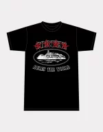 Corteiz Merch 2019 Alcatraz Logo Black T-Shirt
