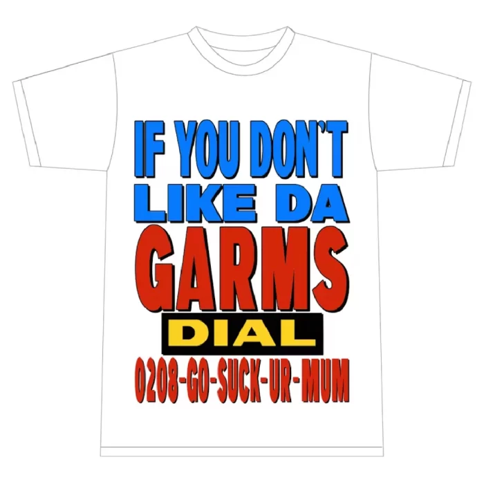 Corteiz Merch 0208 Go Suck Logo White T-Shirt