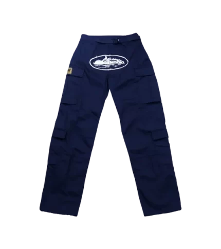Corteiz Merch Guerillaz Logo Navy Cargo