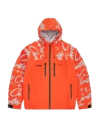Corteiz Merch Elite Waterproof Orange Jacket