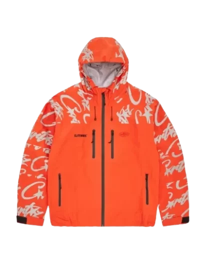 Corteiz Merch Elite Waterproof Orange Jacket