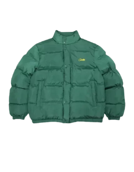 Corteiz Merch Bolo Emerald Logo Green Jacket